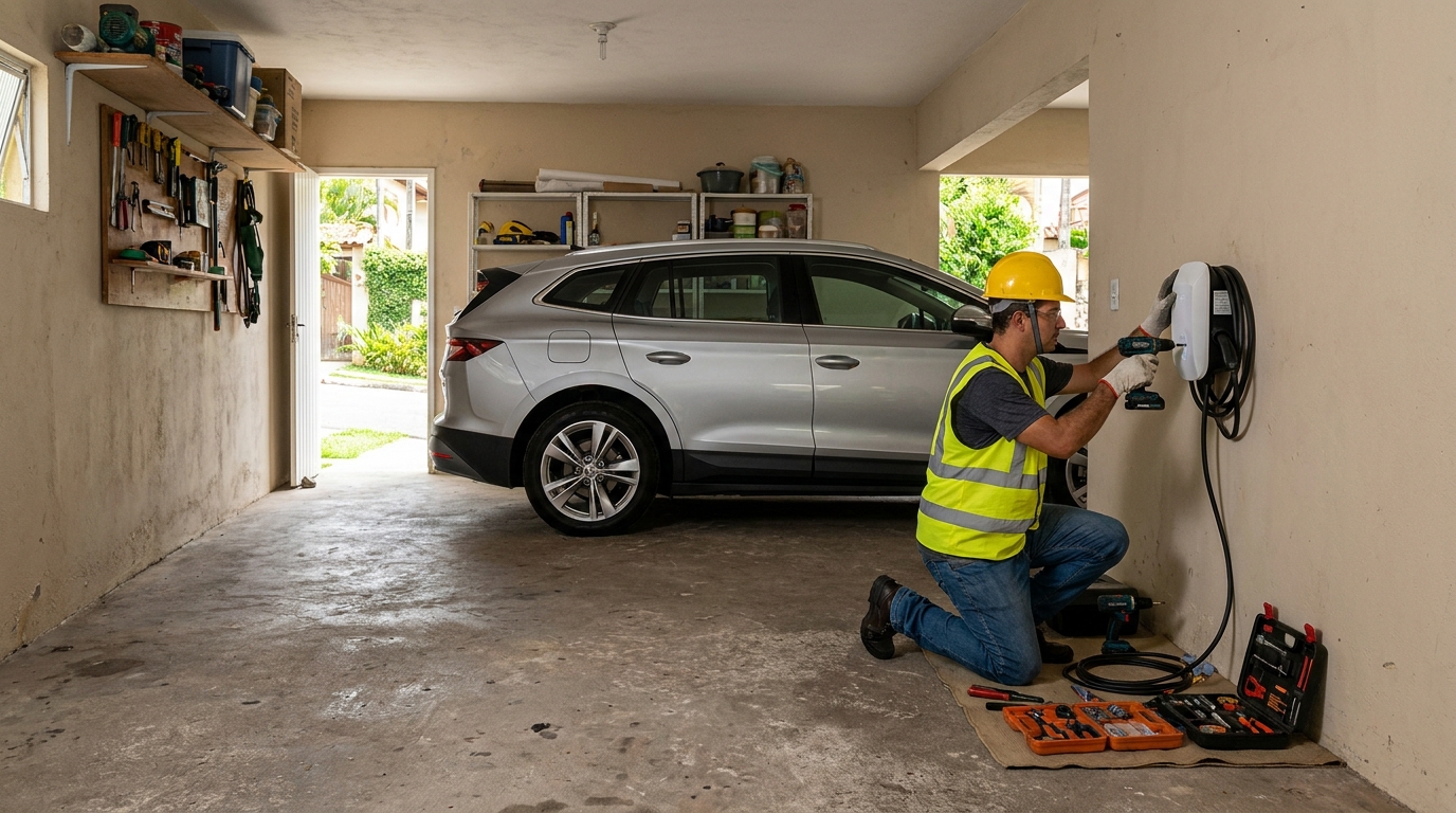 Instalação em garagem ou condomínio em Canoas‑RS
